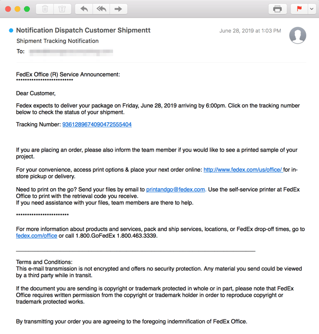 FedExPhishingEmail