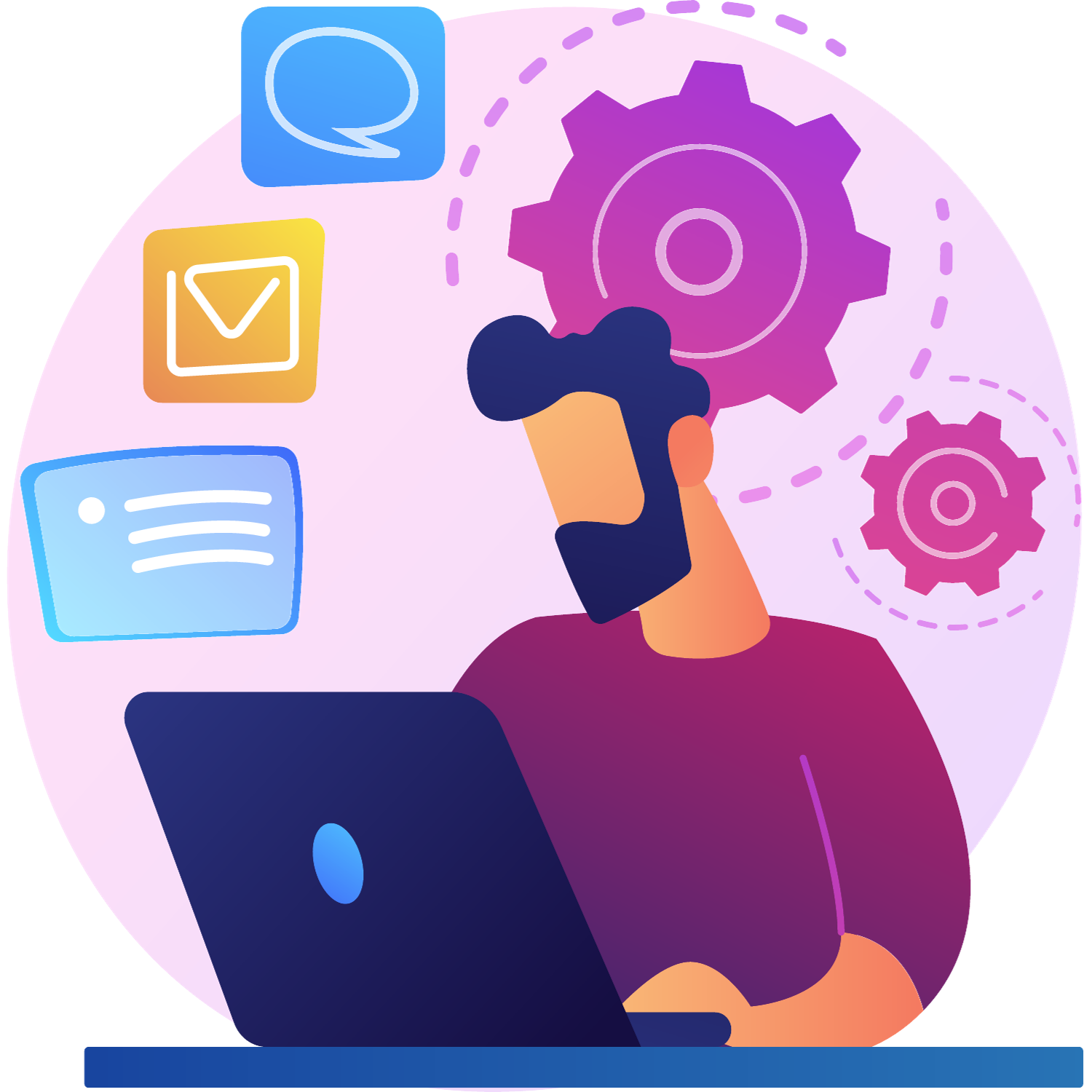 email sig vector art