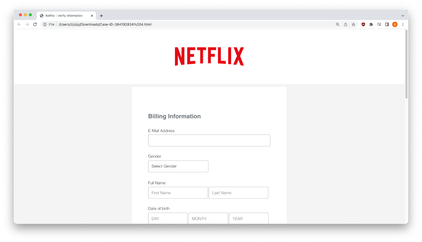 Fresh Phish: Netflix Bad Actors Go Behind the Scenes to Stage a Credential Harvesting Heist