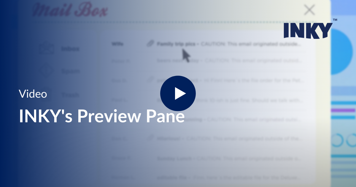 INKY's Preview Pane