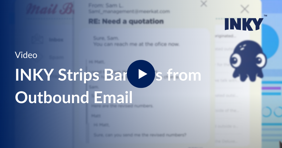 INKY Strips Banners from Outbound Email